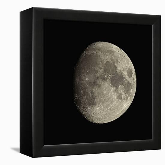 Waxing Gibbous Moon-Eckhard Slawik-Framed Premier Image Canvas