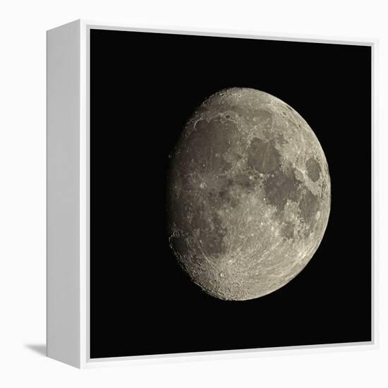 Waxing Gibbous Moon-Eckhard Slawik-Framed Premier Image Canvas