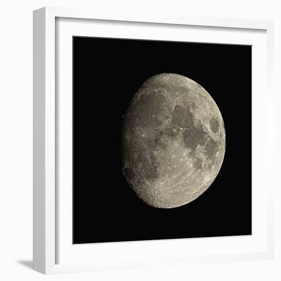 Waxing Gibbous Moon-Eckhard Slawik-Framed Premium Photographic Print