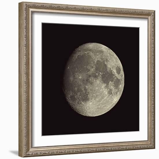 Waxing Gibbous Moon-Eckhard Slawik-Framed Premium Photographic Print