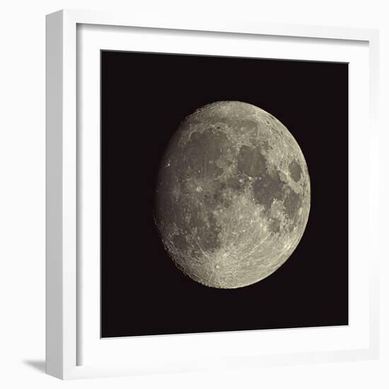 Waxing Gibbous Moon-Eckhard Slawik-Framed Premium Photographic Print