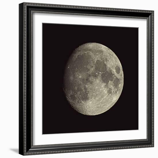 Waxing Gibbous Moon-Eckhard Slawik-Framed Premium Photographic Print