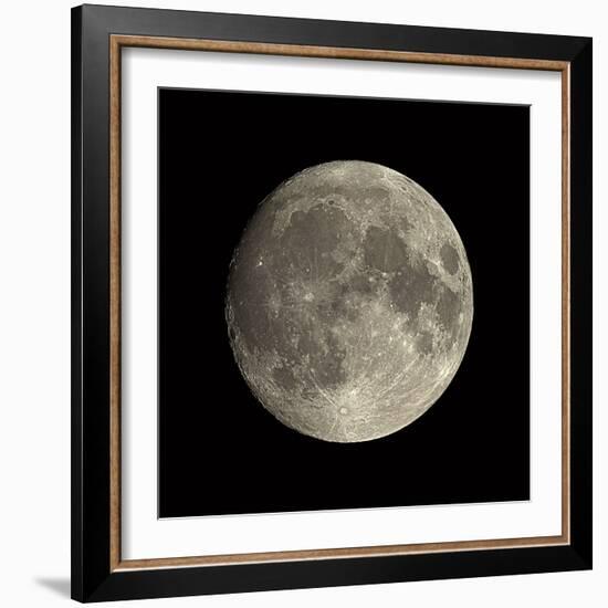 Waxing Gibbous Moon-Eckhard Slawik-Framed Premium Photographic Print