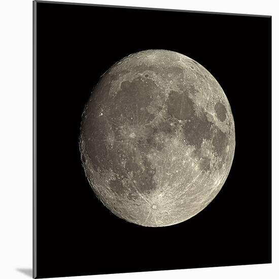 Waxing Gibbous Moon-Eckhard Slawik-Mounted Premium Photographic Print