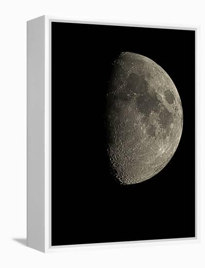 Waxing Gibbous Moon-Eckhard Slawik-Framed Premier Image Canvas