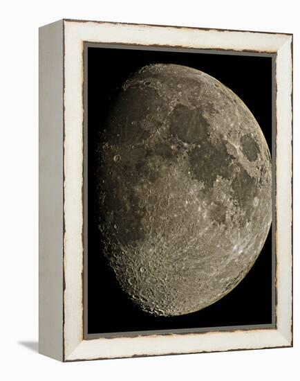 Waxing Gibbous Moon-Eckhard Slawik-Framed Premier Image Canvas