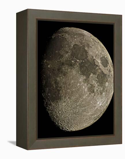 Waxing Gibbous Moon-Eckhard Slawik-Framed Premier Image Canvas