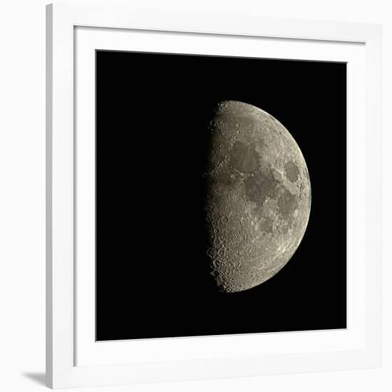 Waxing Gibbous Moon-Eckhard Slawik-Framed Photographic Print