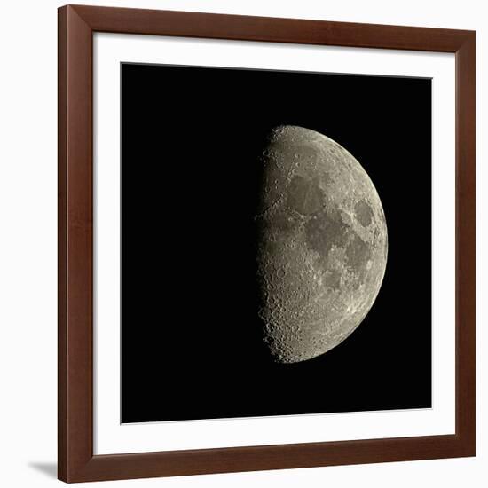 Waxing Gibbous Moon-Eckhard Slawik-Framed Photographic Print