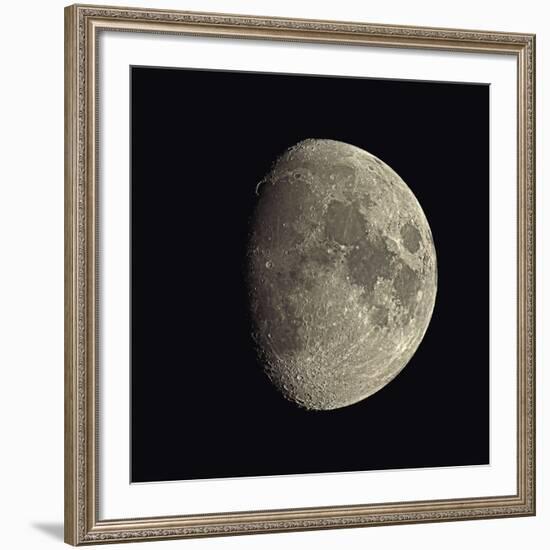 Waxing Gibbous Moon-Eckhard Slawik-Framed Photographic Print