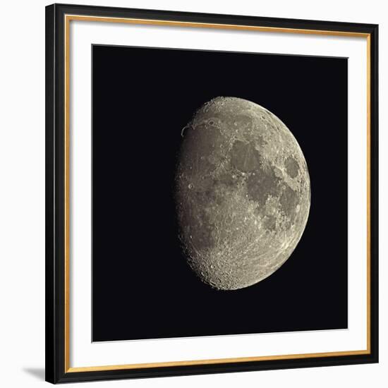 Waxing Gibbous Moon-Eckhard Slawik-Framed Photographic Print