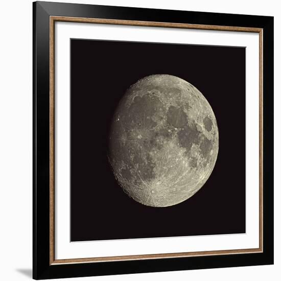 Waxing Gibbous Moon-Eckhard Slawik-Framed Photographic Print