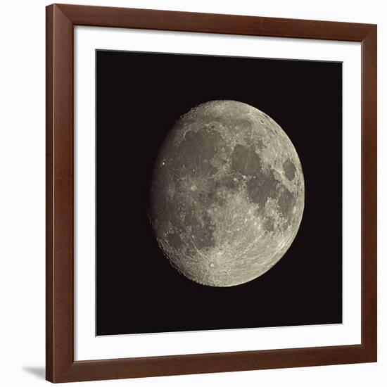 Waxing Gibbous Moon-Eckhard Slawik-Framed Photographic Print