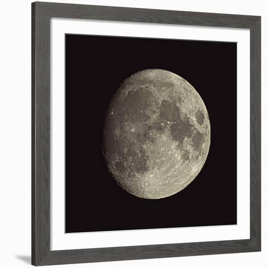 Waxing Gibbous Moon-Eckhard Slawik-Framed Photographic Print