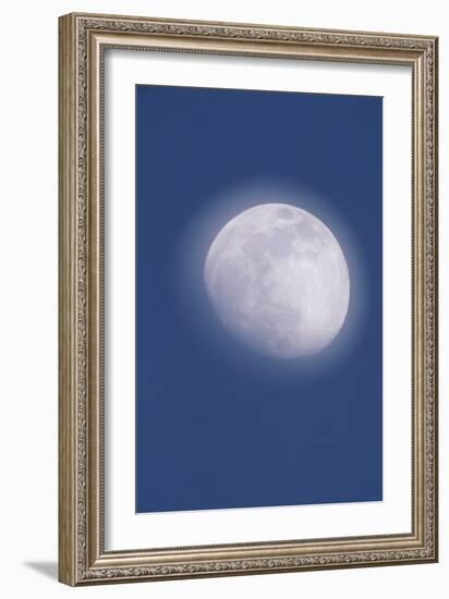 Waxing Gibbous Moon-David Nunuk-Framed Photographic Print