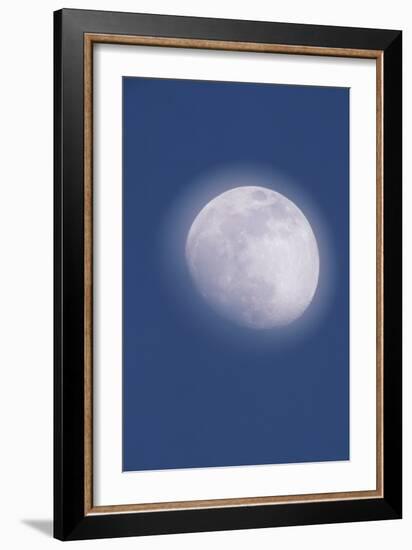 Waxing Gibbous Moon-David Nunuk-Framed Photographic Print