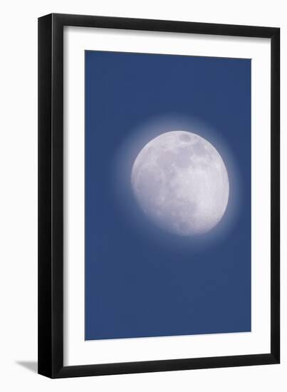 Waxing Gibbous Moon-David Nunuk-Framed Photographic Print