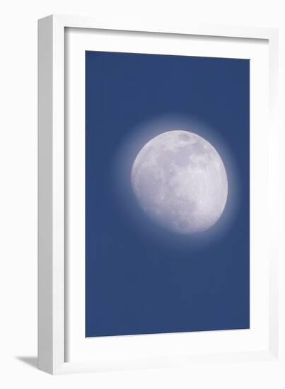 Waxing Gibbous Moon-David Nunuk-Framed Photographic Print