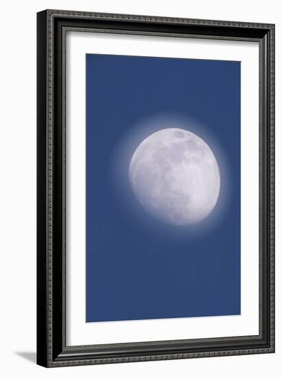 Waxing Gibbous Moon-David Nunuk-Framed Photographic Print