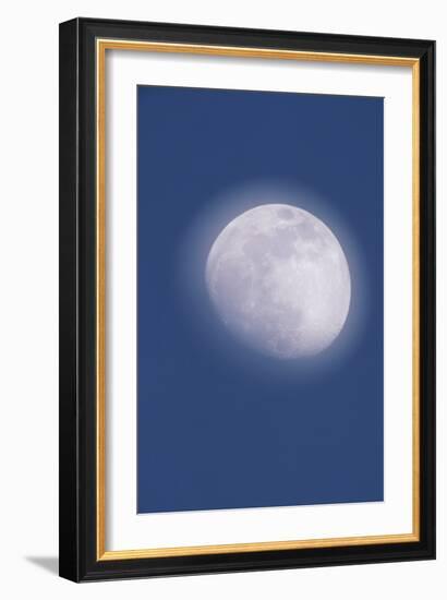 Waxing Gibbous Moon-David Nunuk-Framed Photographic Print