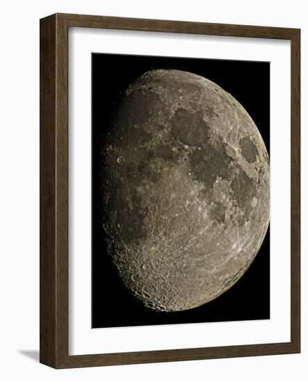 Waxing Gibbous Moon-Eckhard Slawik-Framed Photographic Print