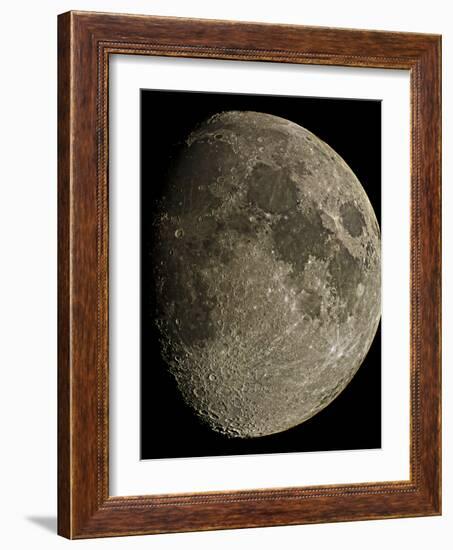 Waxing Gibbous Moon-Eckhard Slawik-Framed Photographic Print