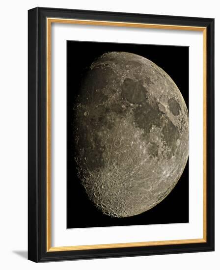 Waxing Gibbous Moon-Eckhard Slawik-Framed Photographic Print