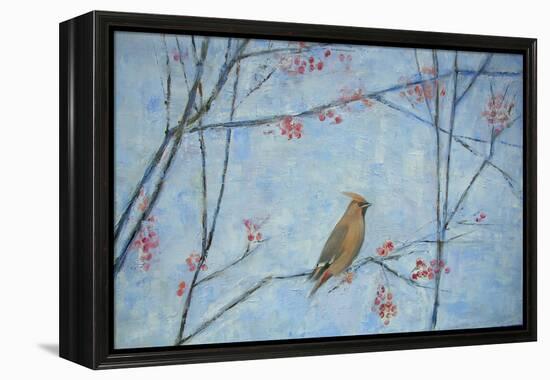 Waxwing, 2013-Ruth Addinall-Framed Premier Image Canvas