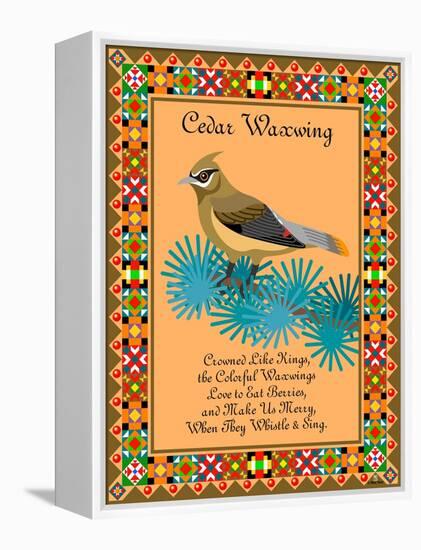 Waxwing Quilt-Mark Frost-Framed Premier Image Canvas
