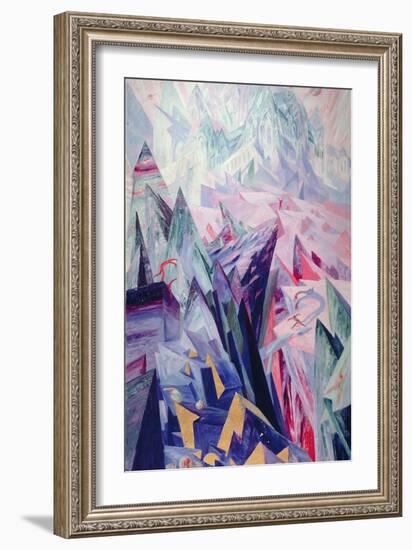 Way of the Genius, 1918-Wenzel Hablik-Framed Giclee Print