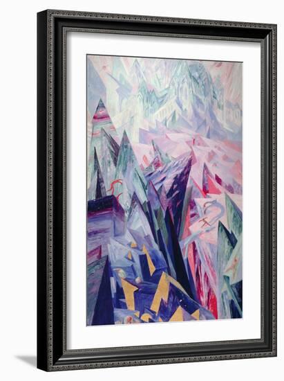 Way of the Genius, 1918-Wenzel Hablik-Framed Giclee Print