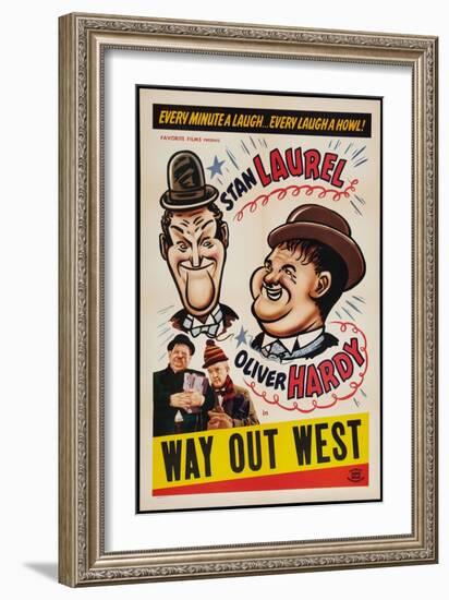 Way Out West, 1937-null-Framed Giclee Print