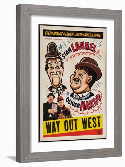 Way Out West, 1937-null-Framed Giclee Print