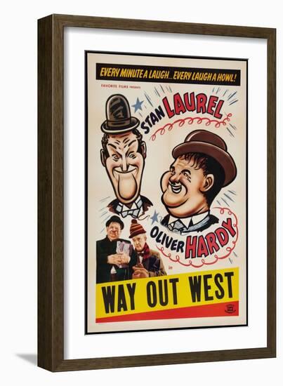 Way Out West, 1937-null-Framed Giclee Print