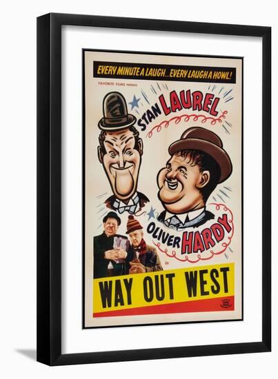 Way Out West, 1937-null-Framed Giclee Print