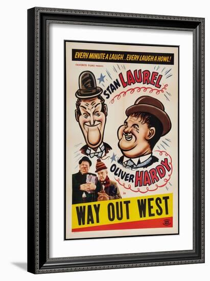 Way Out West, 1937-null-Framed Giclee Print