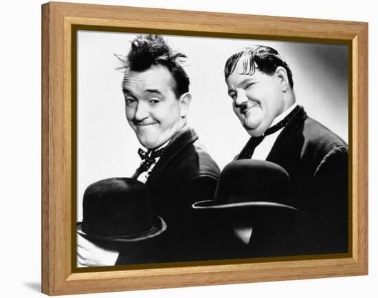 Way Out West, Stan Laurel, Oliver Hardy, 1937-null-Framed Stretched Canvas