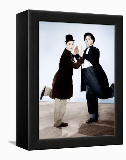 Way Out West, Stan Laurel, Oliver Hardy, 1937-null-Framed Stretched Canvas