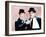 Way Out West, Stan Laurel, Oliver Hardy, 1937-null-Framed Photo