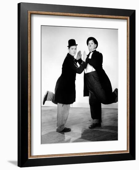 Way Out West, Stan Laurel, Oliver Hardy, 1937-null-Framed Photo