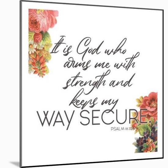 Way Secure-Jace Grey-Mounted Art Print