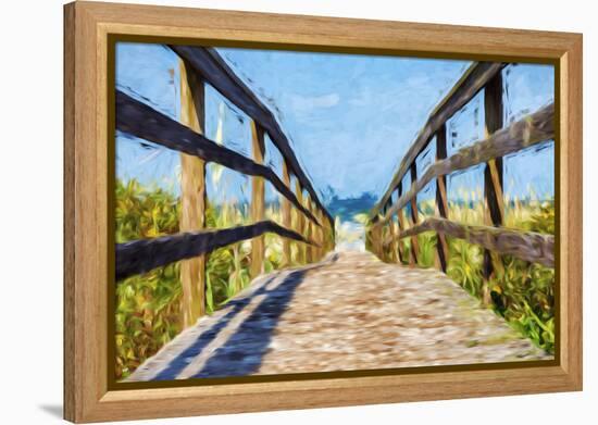 Way to the Beach II - In the Style of Oil Painting-Philippe Hugonnard-Framed Premier Image Canvas