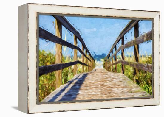 Way to the Beach II - In the Style of Oil Painting-Philippe Hugonnard-Framed Premier Image Canvas