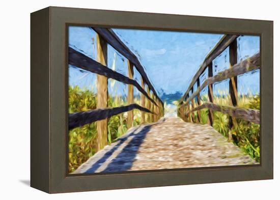 Way to the Beach II - In the Style of Oil Painting-Philippe Hugonnard-Framed Premier Image Canvas