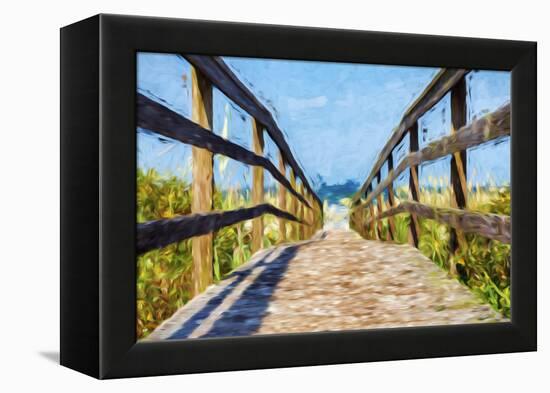 Way to the Beach II - In the Style of Oil Painting-Philippe Hugonnard-Framed Premier Image Canvas