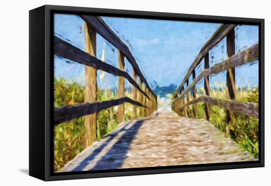 Way to the Beach II - In the Style of Oil Painting-Philippe Hugonnard-Framed Premier Image Canvas