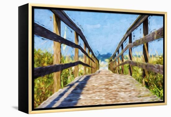 Way to the Beach II - In the Style of Oil Painting-Philippe Hugonnard-Framed Premier Image Canvas