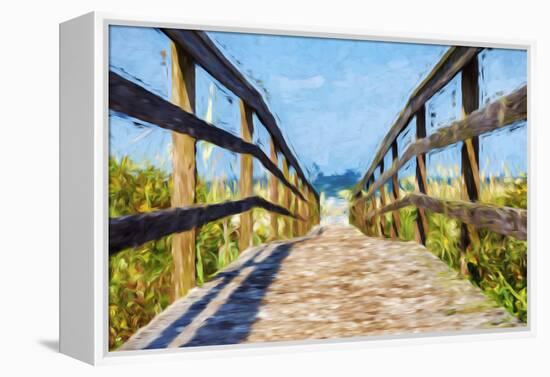 Way to the Beach II - In the Style of Oil Painting-Philippe Hugonnard-Framed Premier Image Canvas