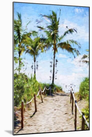 Way to the Beach III - In the Style of Oil Painting-Philippe Hugonnard-Mounted Giclee Print