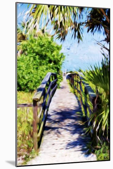 Way to the Beach - In the Style of Oil Painting-Philippe Hugonnard-Mounted Giclee Print